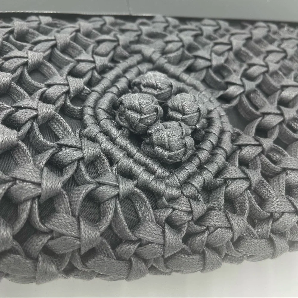 Hobo International Woven Crochet clutch